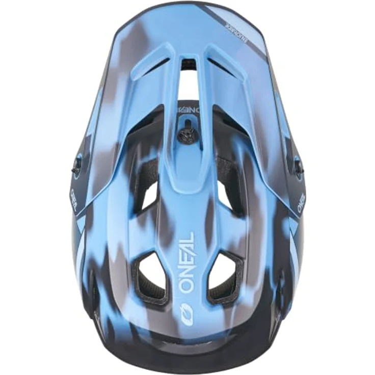 O'Neal SL1 GLACIOR, Enduro Full-Face Helm mit optimalem Schutz, blau, Größe M (57/58 cm) – Bild 7