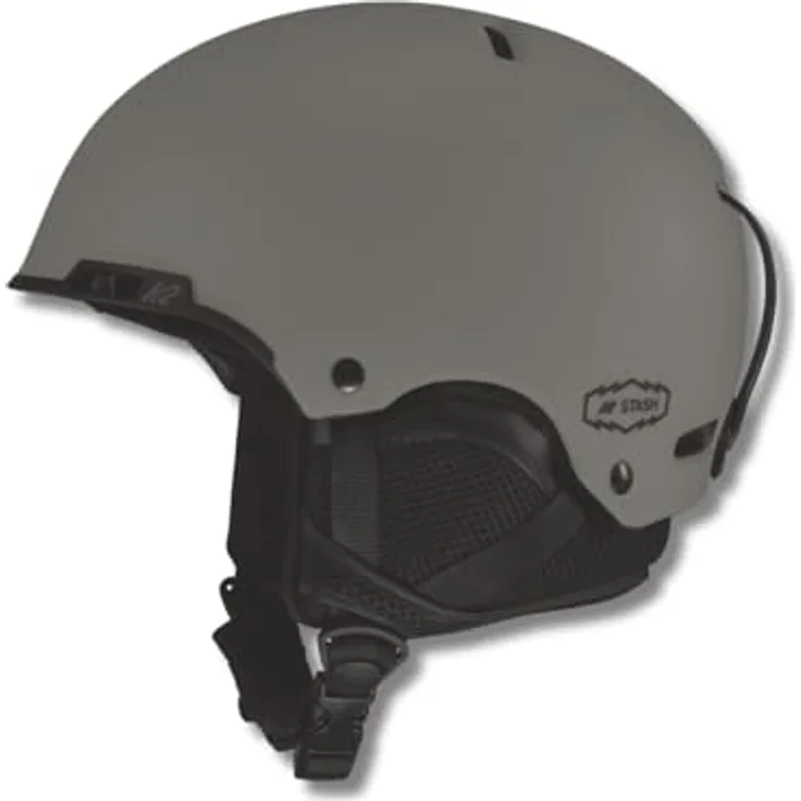 K2 Skis Herren Skihelm STASH Smoke, zertifiziert für Rad- und Wintersport, L/XL, mit magnetischer Skibrillen-Halterung und 360 K2dialed Fit System