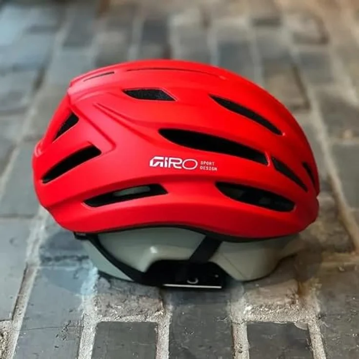 Giro Isode II, leichter Rennradhelm mit hoher Belüftung, rot, One Size – Bild 2