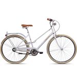 Chrisson Citybike CHRISSON OLD CITY 3G SHIMANO Nexus weiß matt, 28 Zoll nostalgisches Fahrrad mit 3 Gang Shimano Nexus Nabenschaltung und Retro-Design