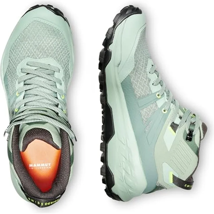 Mammut Sertig II Mid GTX Women, leichter Multifunktions-Wanderschuh mit GORE-TEX Membran und EVA-Zwischensohle, schwarz – Bild 2