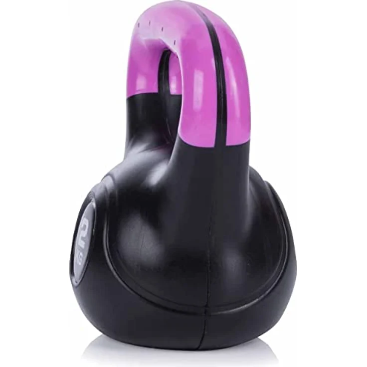 Body & Mind® Kettlebell Kugelhantel 2-20 kg - Workout Gewicht-Hantel für Kraft-Training - Profi Fitness Schwunghantel aus Kunststoff (a - 2 kg) – Bild 3