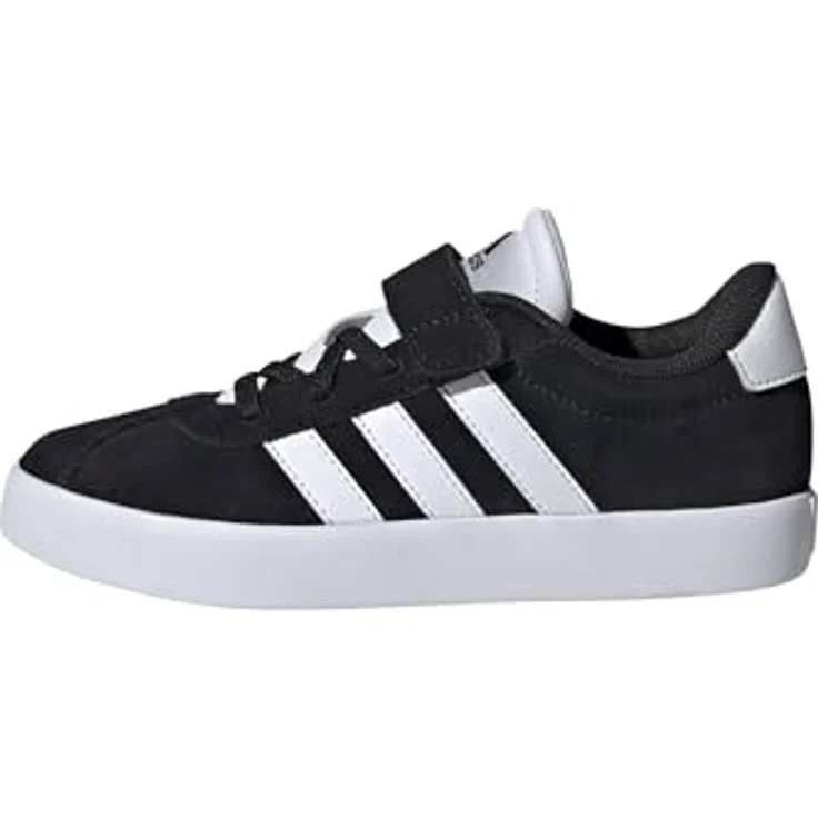 adidas ID9148_420, Laufschuhe für Kinder mit Klettverschluss, Wildleder-Obermaterial, Weiß/Core Black/Cloud White – Bild 1