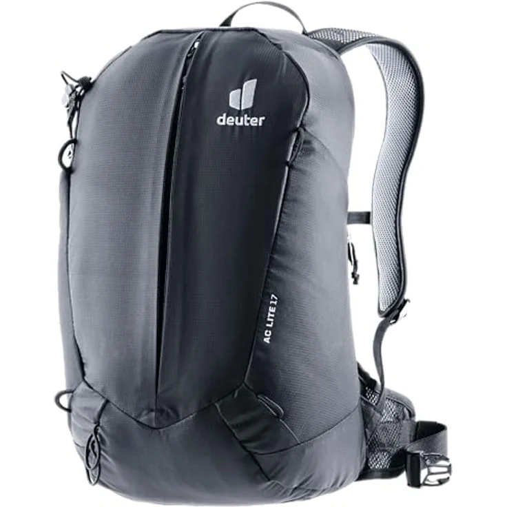 deuter AC Lite 17 Wanderrucksack (Modell 2024) mit Aircomfort Netzrücken-System, schwarz – Bild 1