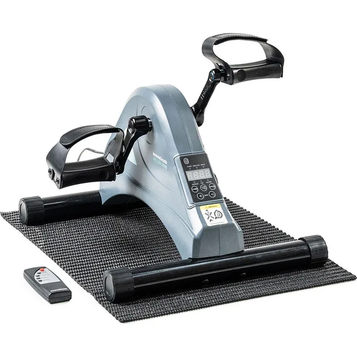 InnovaGoods Velora 3000, Elektrisch Unterstützter Pedaltrainer für Arme und Beine mit 12 Geschwindigkeitsstufen, 5 automatischen Programmen und rutschfester Matte, Fernbedienung, bis 100 kg