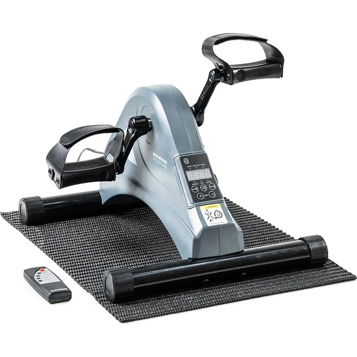 InnovaGoods Velora 3000, Elektrisch Unterstützter Pedaltrainer für Arme und Beine mit 12 Geschwindigkeitsstufen, 5 automatischen Programmen und rutschfester Matte, Fernbedienung, bis 100 kg