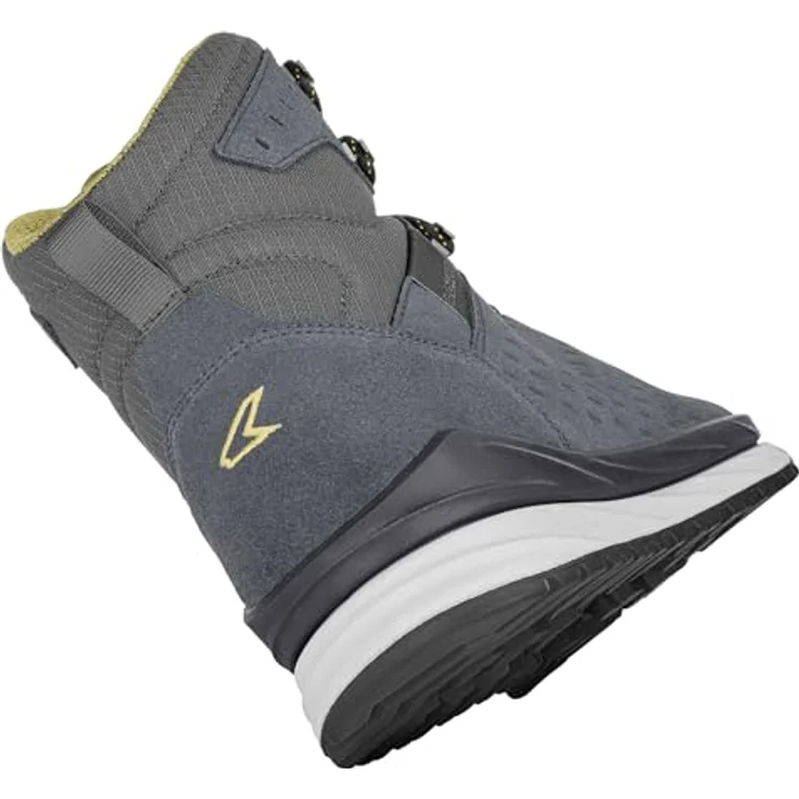 Lowa Malta Gtx Mid 0917, Wanderstiefel aus Leder und Textil, Größe 46, blau – Bild 2