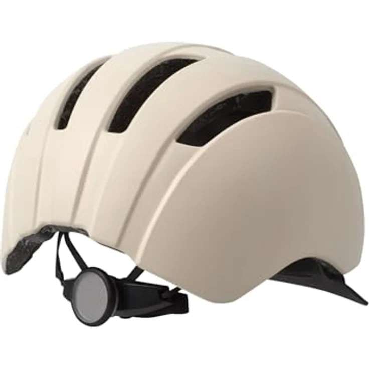 Bobike City, Velohelm (55 - 58 cm) mit abnehmbaren Visier, Insektennetz und thermisch geformter Polsterung, reflektierender Aufkleber, leicht und gut belüftet – Bild 3