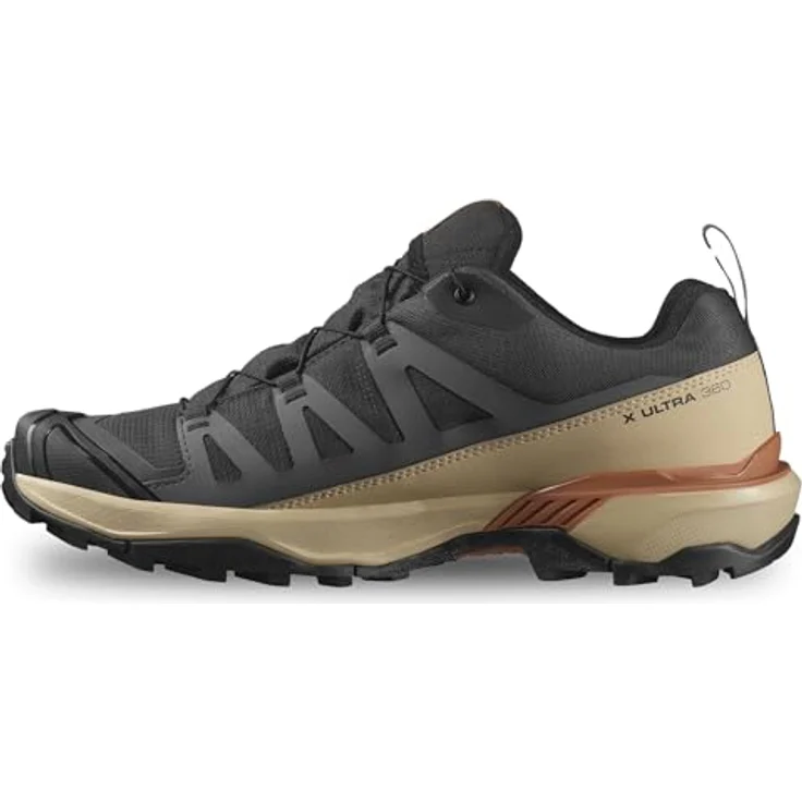 Salomon X Ultra 360 GTX, Wanderschuhe für Herren, grau mit phantomsafaricaramel akzenten, Größe 41.5 – Bild 3