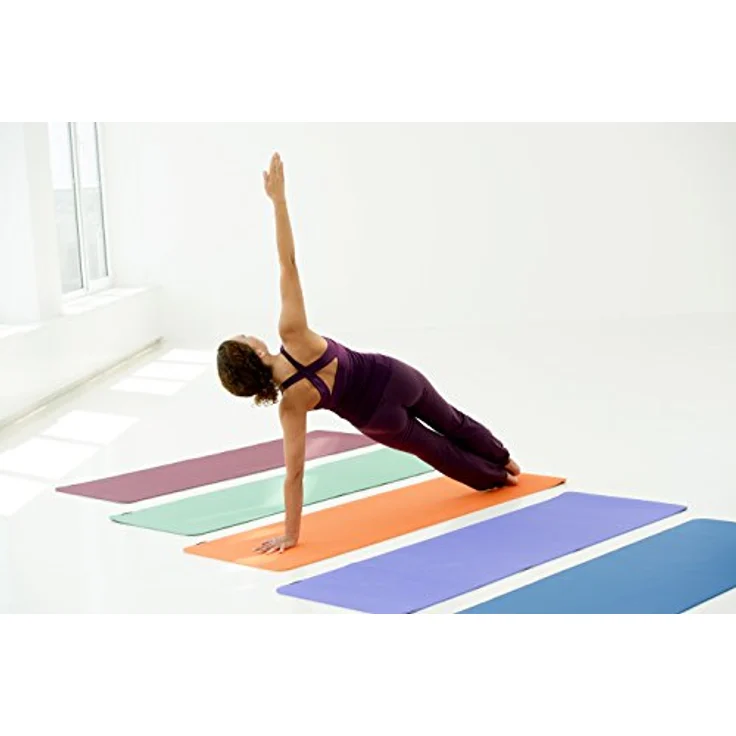 Yogistar yogimat pro, rutschfeste Yogamatte aus TPE-Schaum, 183 cm x 61 cm x 5 mm, violett – Bild 7