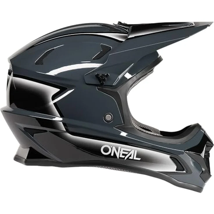 O'Neal Sonus Helm Sick, Fullface-Helm für Downhill und Freeride, schwarz/grau, Größe L – Bild 6