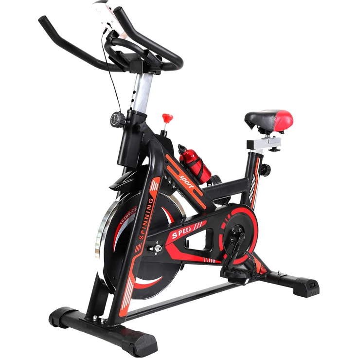 Nordcore Indoor Cycle Core 1300, Ergometer mit 13 kg Schwungsystem, verstellbarem Sitz und Lenker, inklusive Handy- und Wasserflaschenhalter