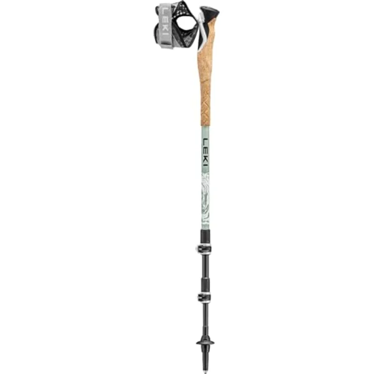 LEKI Cross Trail Lite Carbon Wanderstöcke, White-Envy-Black, 100-135cm – Bild 2