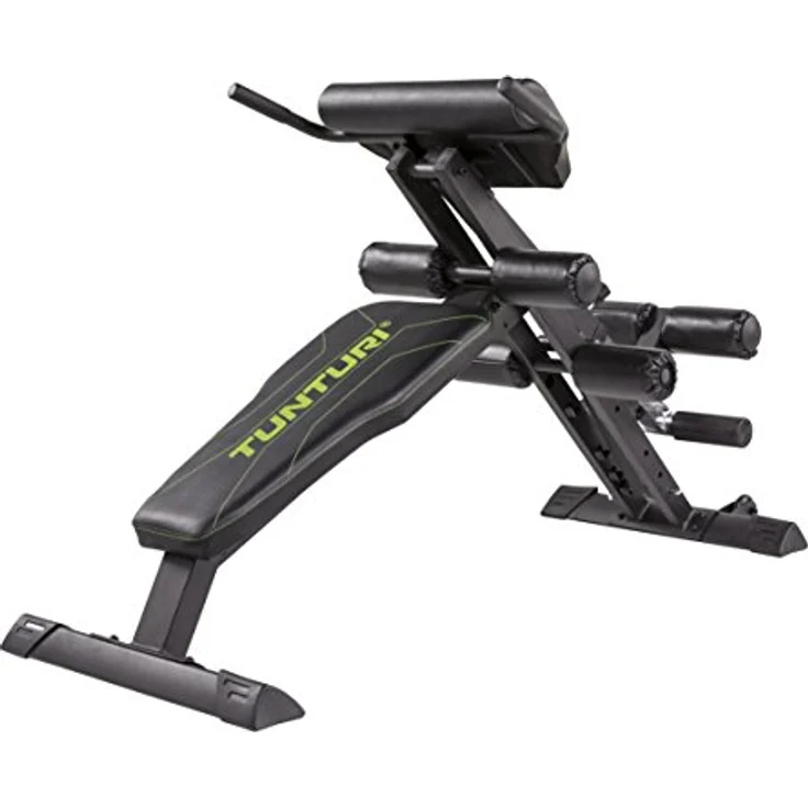 Tunturi CT80 Rückentrainer & Bauchtrainer/Bank/Core Trainer/Hyperextension - Klappbar, für zuhause – Bild 1