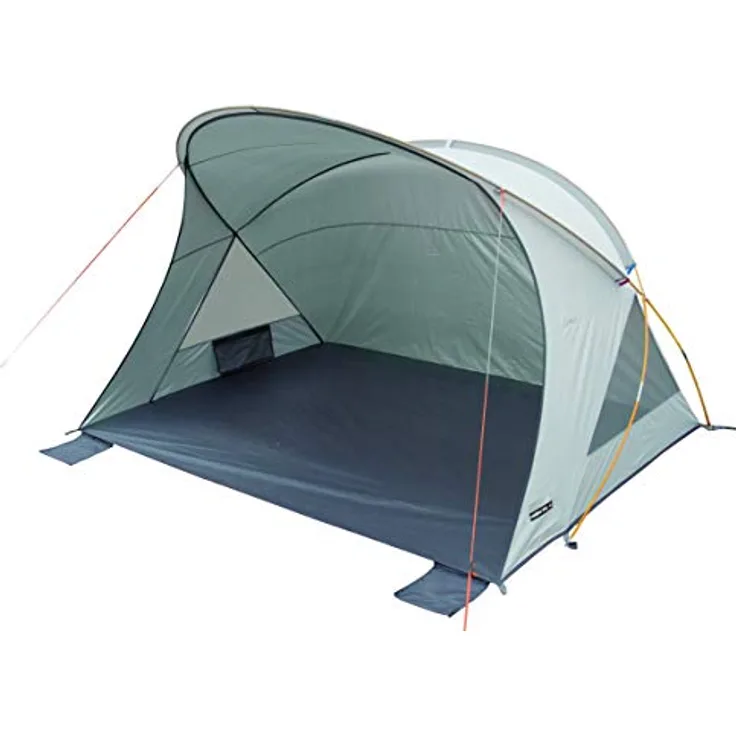 High Peak Strandzelt, 2 Personen, leichtes 1.68 kg Zelt mit Wärme-reflektierendem Aluminiumdach, inklusive Tragetasche und Sandsäcken