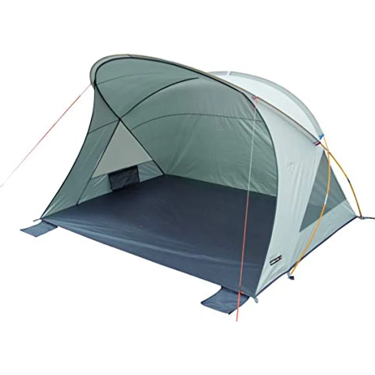High Peak Strandzelt, 2 Personen, leichtes 1.68 kg Zelt mit Wärme-reflektierendem Aluminiumdach, inklusive Tragetasche und Sandsäcken – Bild 1