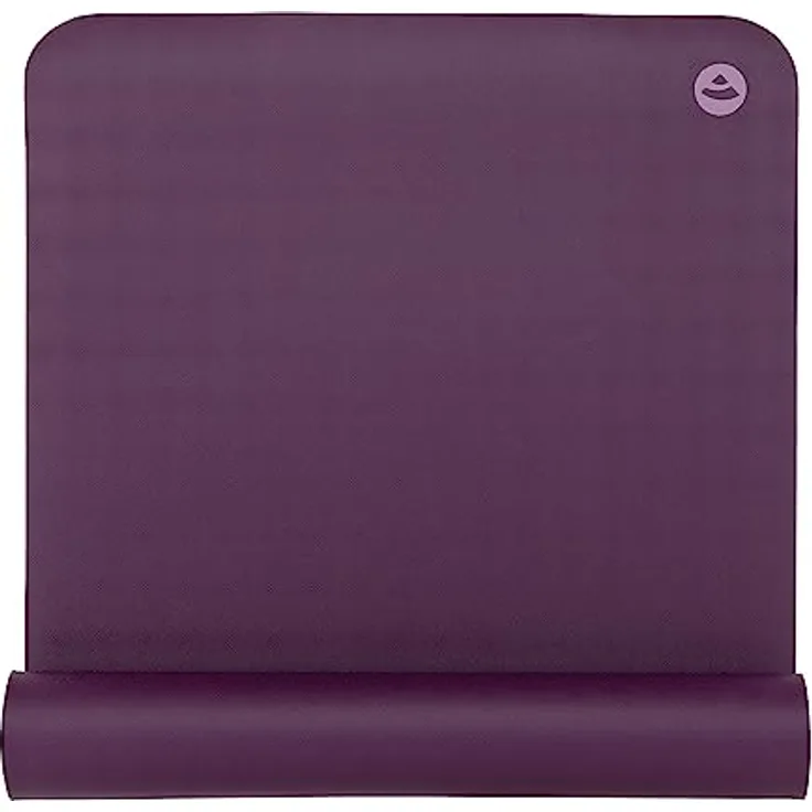 Bodhi Yogamatte ECO PRO XL | 100% Naturkautschuk | Extra Lang | Extrem Rutschfest | Ökologisch | Profi-Matte für Yoga & Pilates | Ideal für dynamisches Yoga | 200 x 60 x 0,4 cm | violett