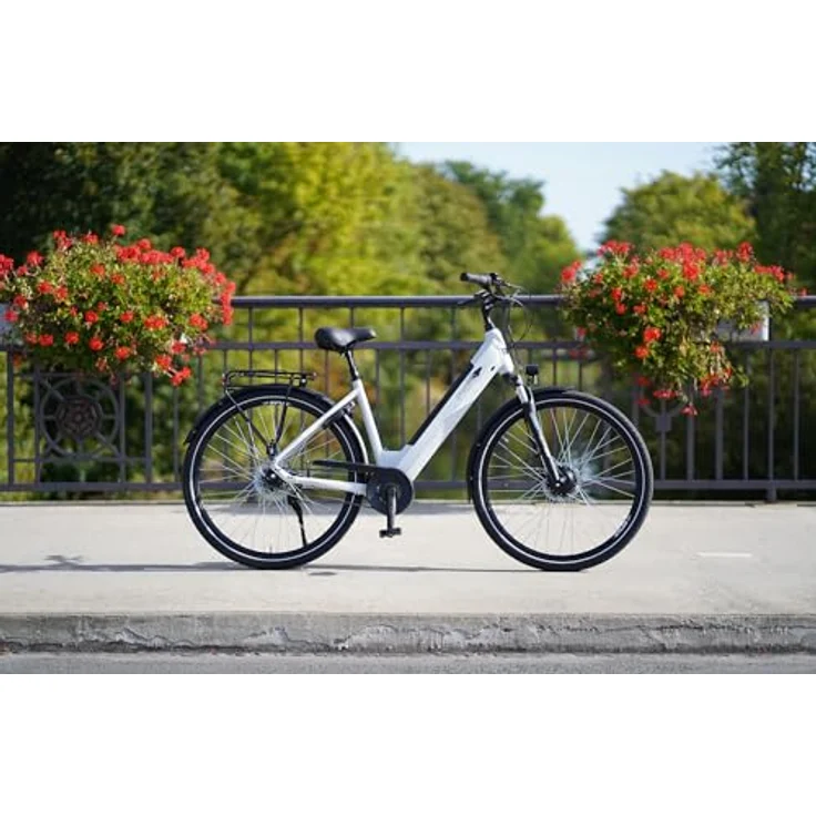 Prophete Geniesser 2.0 City E-Bike, 28 Zoll, 360Wh integrierter Akku, Frontmotor, 7-Gang Nabenschaltung, HDY Scheibenbremse, Rahmenhöhe 48 cm – Bild 5
