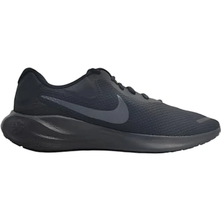 Nike Revolution 7 Herren Laufschuhe mit weicher Dämpfung, schwarz – Bild 3