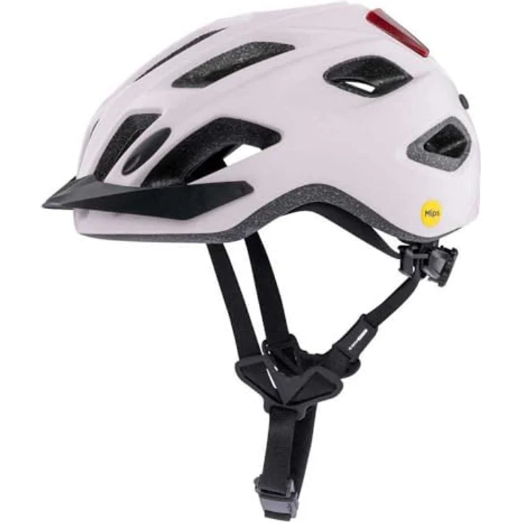 CONTEC City-Fahrradhelm "Abbey MIPS", rose, mit Safety LED und reflektierenden Gurten, individuelle Anpassung und kühlende Polsterung – Bild 1