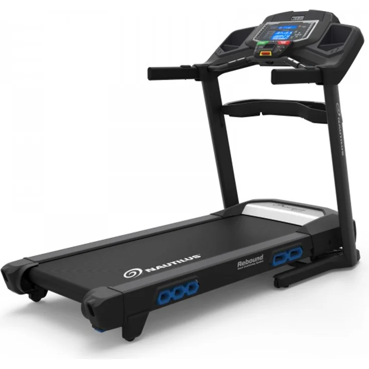 Nautilus Laufband T628, 3,5-PS-Motor, klappbar, Bluetooth, mit Brustgurt und Explore the World App