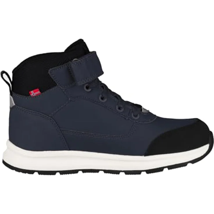 Trollkids Stavanger 573142, wasserdichte Winterschuhe mit Klettverschluss und atmungsaktiver Membran, grau – Bild 2