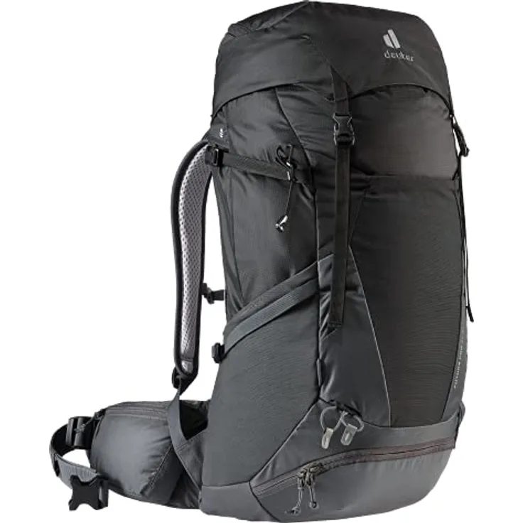 deuter Futura Pro 34 SL Damen Wanderrucksack, Aircomfort Netzrücken-System, Active-Comfort-Fit, variabel einstellbare Hüftflossen, Trinksystem-kompatibel