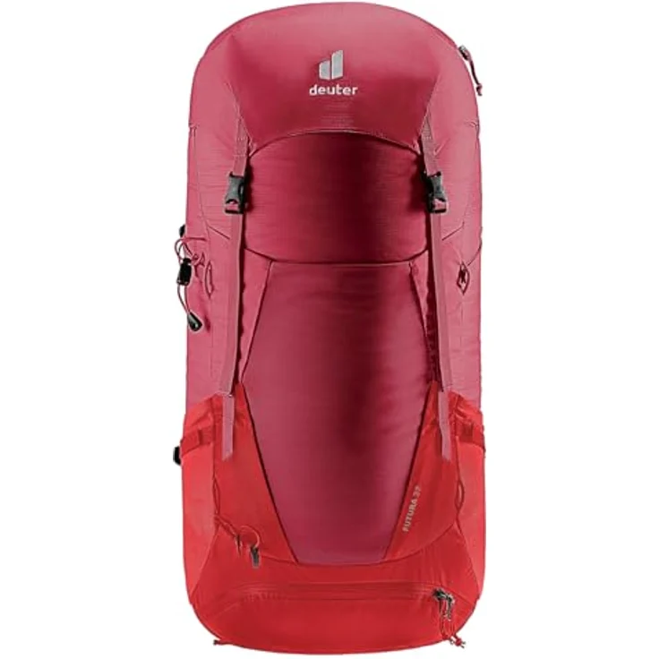 deuter Futura 32 Wanderrucksack, Aircomfort Netzrücken-System für maximale Belüftung, separate Bodenfach, elastischer Federstahlrahmen, gepolsterte Hüftflossen mit RV-Taschen – Bild 2