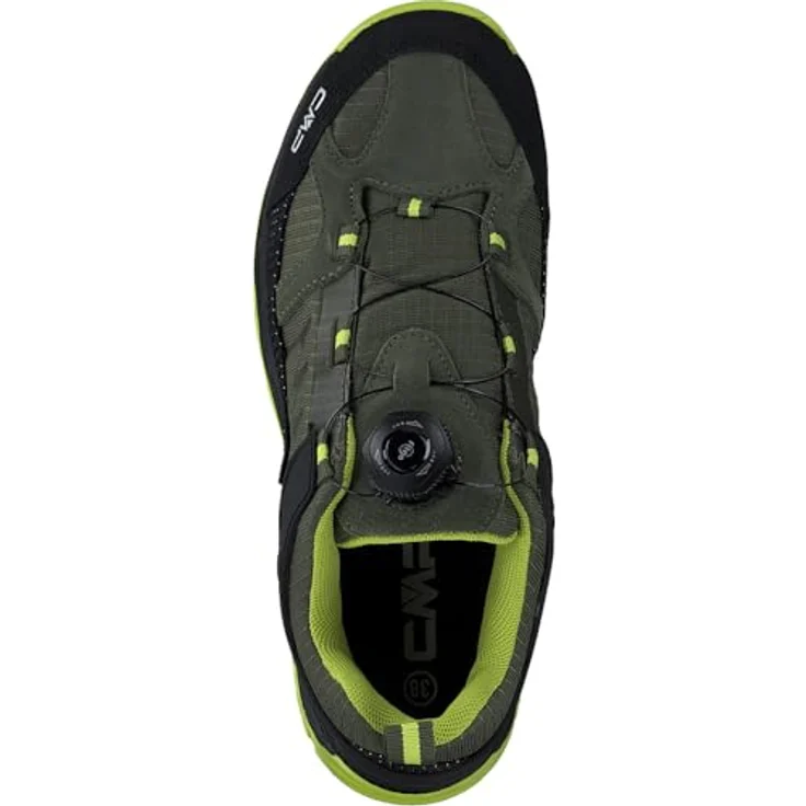 CMP Kids Kiruna Fitgo Trekking Shoes WP, wasserdichte Outdoorschuhe mit EVA-Sohle, Kaki-Acido, Größe 41 – Bild 5