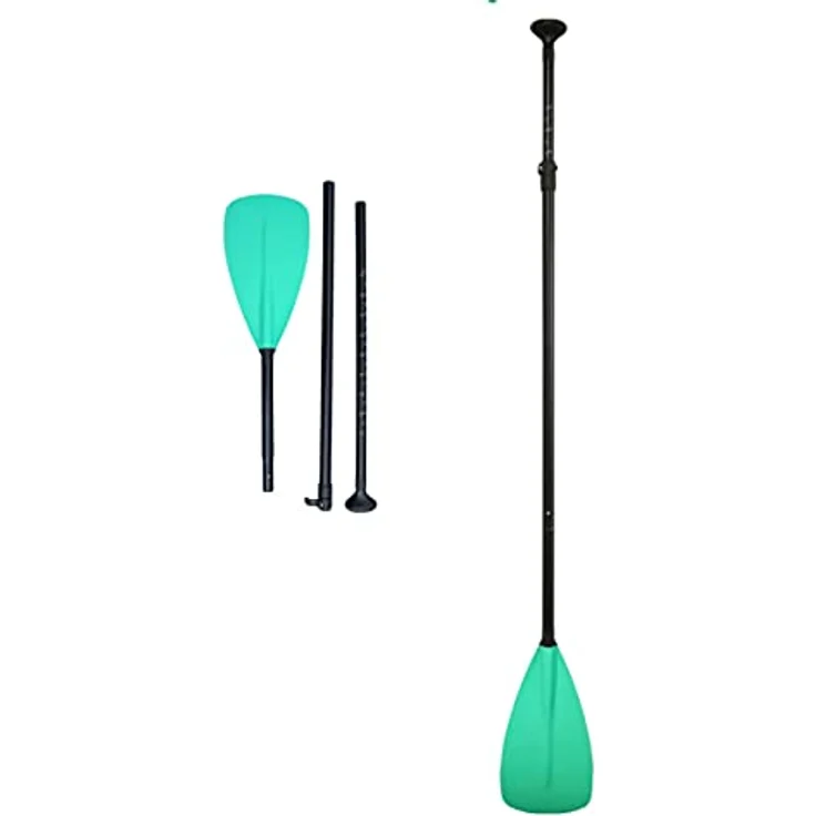 EXPLORER Inflatable SUP-Board Stand Up Paddleset Explorer 300, (Set, 6 tlg) - Aluminium Paddel, Anti-Rutsch-Oberfläche, Gepäcknetz, Doppelhub-Kolbenpumpe – Bild 4