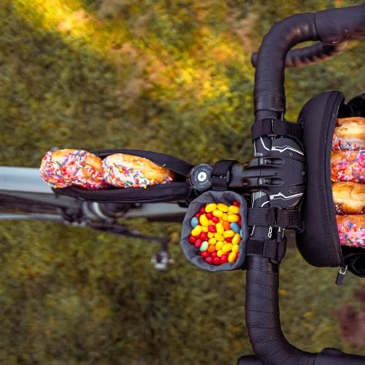 Lezyne Aero Energy Caddy, Rahmentasche (0.70 l) aus wasserdichtem Nylon für Triathleten und Gravel Racer, schwarz – Bild 7