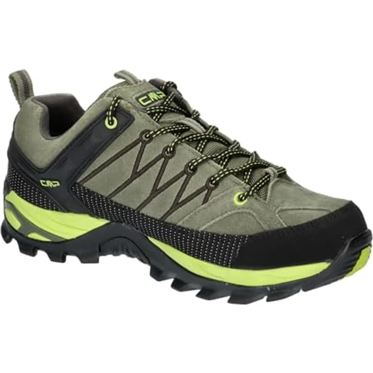 CMP Rigel Low Trekking Shoes WP, Wasserdichte Wanderschuhe mit Griffiger Gummi- und EVASohle, Kaki-Acido, Größe 47 – Bild 9
