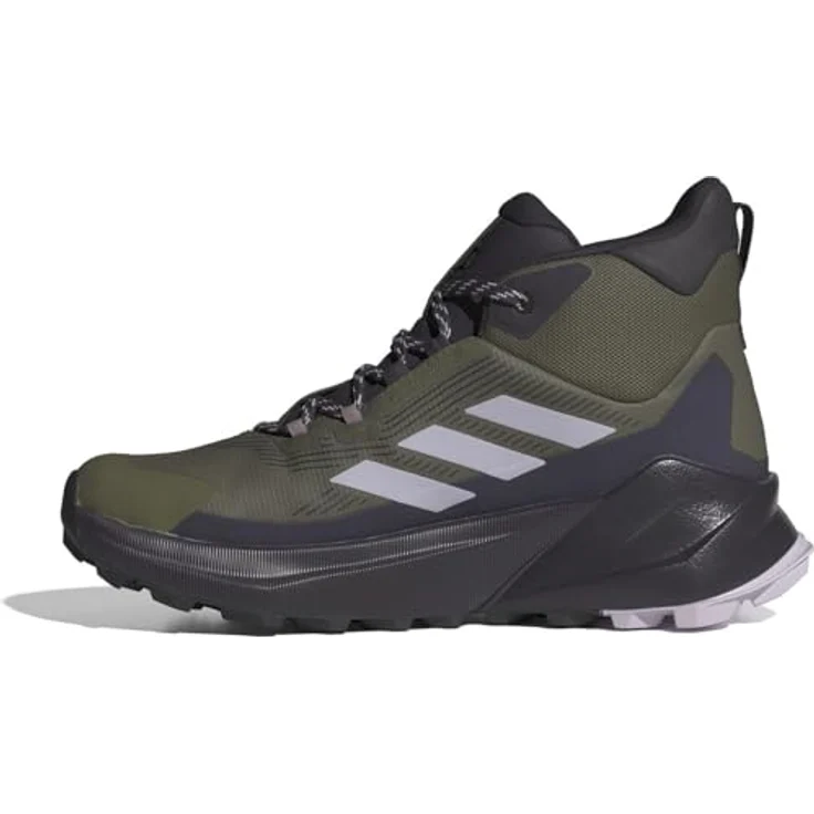 adidas Sportswear TERREX TRAILMAKER 2 MID GTX, Wasserdichter Wanderschuh mit GORE-TEX Membran und Continental Gummi, OLISTR/SILDAW/AURBLA – Bild 5