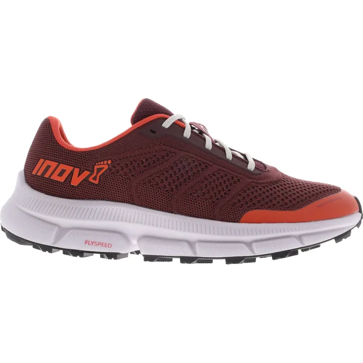 Inov-8 Trailfly Ultra G 280, Traillaufschuhe für Damen, leicht und atmungsaktiv, rot/burgund, Größe 37
