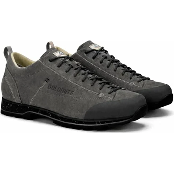 Dolomite DOL Shoe 54 Low Evo, Robuste Sneaker aus Wildleder in Gunmetal Grey/Black mit Vibram Ecostep Sohle und recyceltem Mesh-Gewebe, Größe 47 – Bild 2