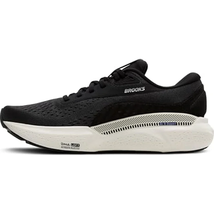 Brooks Adrenaline GTS 24, Laufschuhe mit GuideRails®-System, stabilisierend, EBONY/BLUE HERON/SILVER, Größe 38.5 – Bild 3