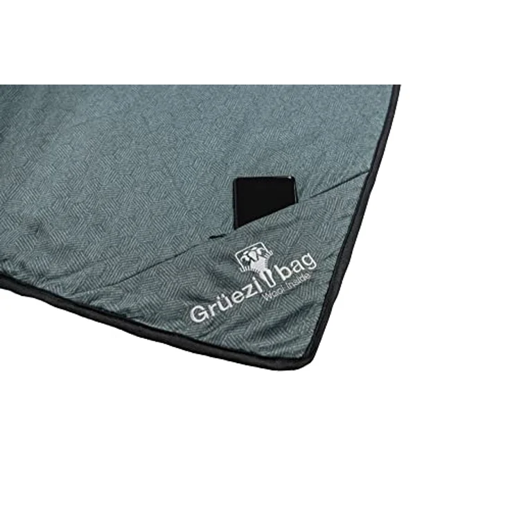 Grüezi Bag WellhealthBlanket Wool Deluxe, Schlafsack 200 cm mit warmer Almwolle und weicher Mikrofaser – Bild 5