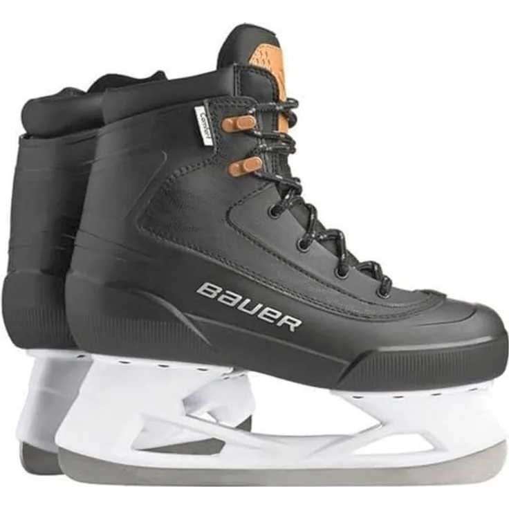 Bauer Herren Schlittschuhe COLORADO schwarz (200), 42 - Custom 17” Kufen-Radius, mit Schnürung