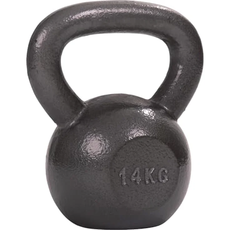 Sport-Thieme Kettlebell Hammerschlag | Hochwertige Eisen Kugelhantel mit rutschfestem Griff und glatter Oberfläche | 10 Gewichtsklassen von 4-32 kg | Grau lackiert | Indoor & Outdoor geeignet – Bild 2