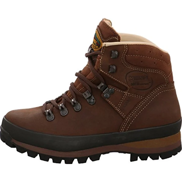 Meindl Borneo Lady 2 MFS, Dunkelbraun Nougat, Damen Trekking Schuhe, wasserabweisend, atmungsaktiv, Vibram-Sohle – Bild 2
