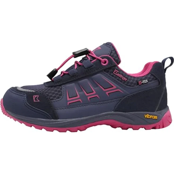 Kastinger VBK Fissland Wanderschuhe, Outdoorschuhe für Kinder in Grau, Größe 35 EU, Schnürer mit Gummi-Laufsohle – Bild 6