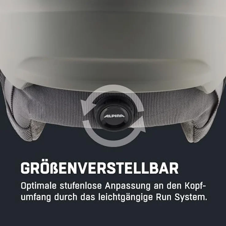 ALPINA Alto Q-LITE Skihelm, sicherer & stoßabsorbierender 2-in-1 Visierhelm mit kontrastverstärkendem Visier, schwarz matt, Größe 59-63 – Bild 5