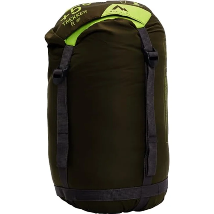 McKINLEY Trekker R 5, Mumien Schlafsack für Erwachsene, recyceltes Material, Olive Dark/Black, 195L, 220x80cm, 1116g – Bild 3
