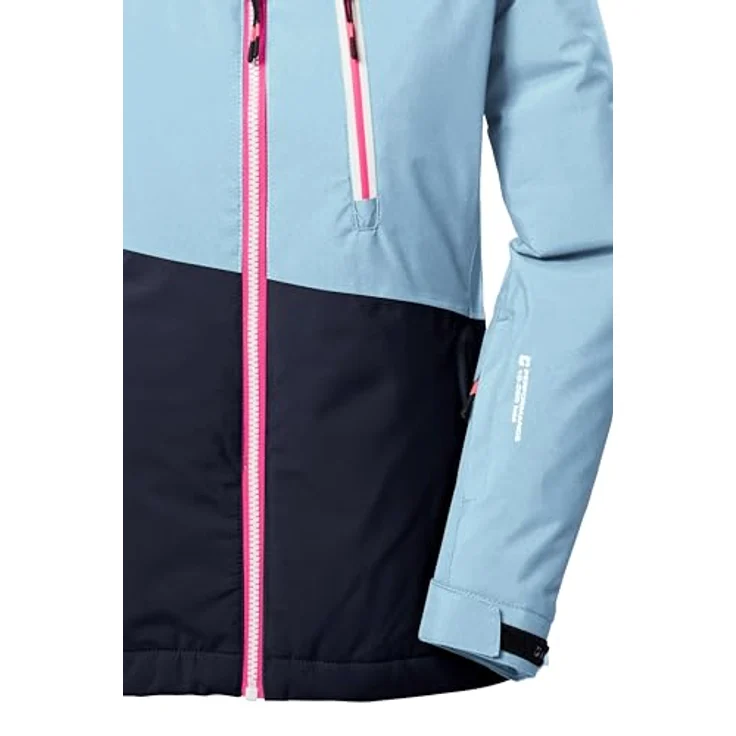 Killtec Mädchen Skijacke KSW 331 GRLS S, Funktionsjacke mit Kapuze, Schneefang und Teflon EcoElite™ Imprägnierung, 10.000 mm Wassersäule, pink – Bild 5