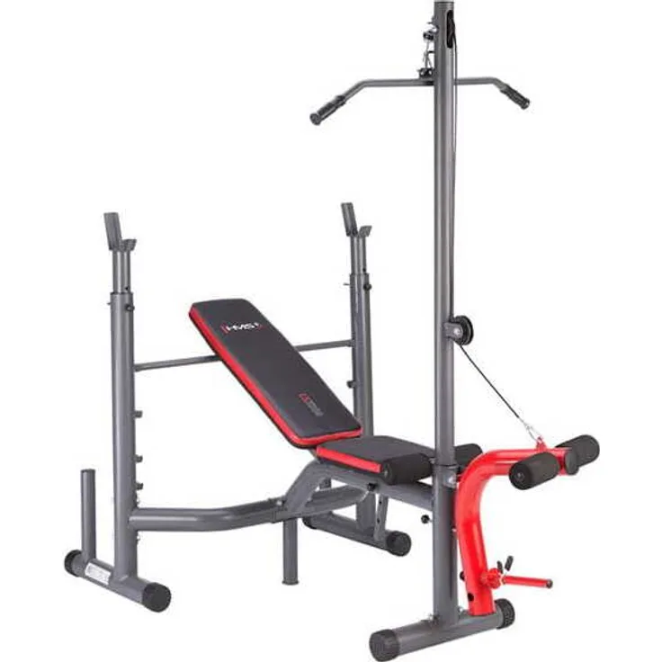 SPORTPRISE LS7206 Langhantelbank, flach und schräg nutzbar, max. Belastbarkeit 240 kg, ergonomisches Design