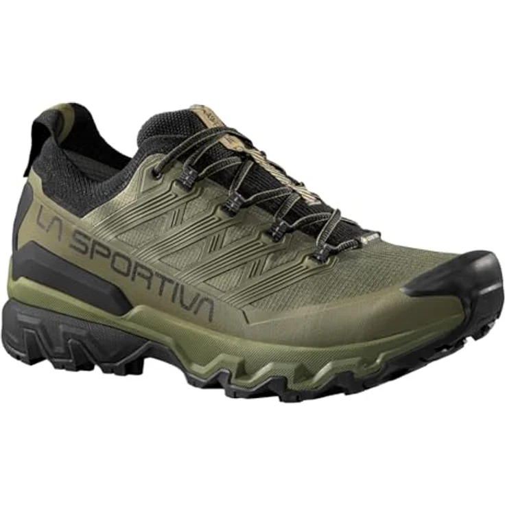 La Sportiva Herren Wanderschuhe Ultra Raptor 3 GTX, robuster Low-Cut Schuh, Grün-Schwarz, Größe 42 – Bild 1