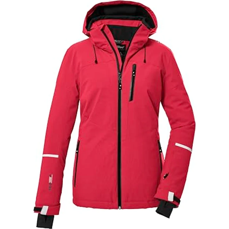 Killtec Ksw 81 Wmn Ski Jckt, funktionale Winterjacke mit 10.000 mm Wassersäule und atmungsaktiver Teflon EcoElite™ Imprägnierung, Modern Red, Größe 42 – Bild 1