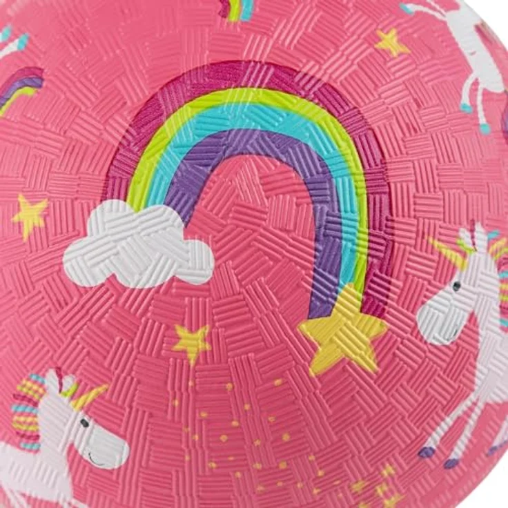 Sigikid Spielball Einhorn, 17cm, pink, 100% Naturkautschuk, für Kinder ab 1 Jahr – Bild 2