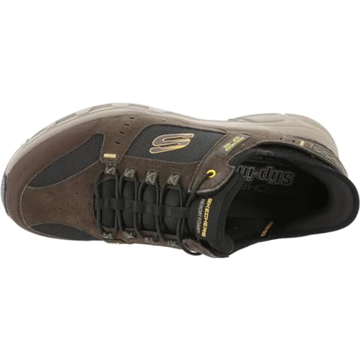 Skechers Oak Canyon, Herren Wanderschuh in braun, Gr. 41 mit Relaxed Fit® und Memory Foam™-Innensohle – Bild 2