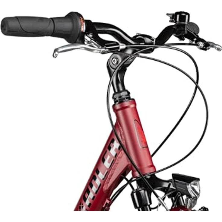 Adler Verona NEXUS Wave Damen-Citybike, 7-Gang Shimano Nabenschaltung, Rücktrittbremse, 28 Zoll, Rot, 55 cm – Bild 7